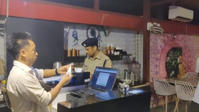 पुलिस ने नियमों की अनदेखी पर 91 वाहन चालकों के कटे चालान